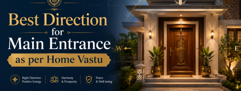 Best Direction for Main Entrance as per Home Vastu