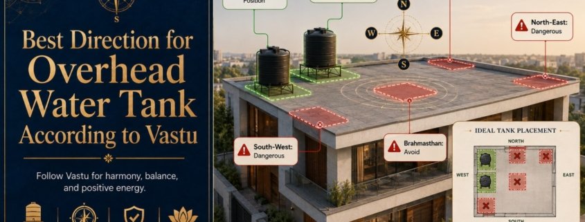 Best Direction for Overhead Water Tank According to Vastu