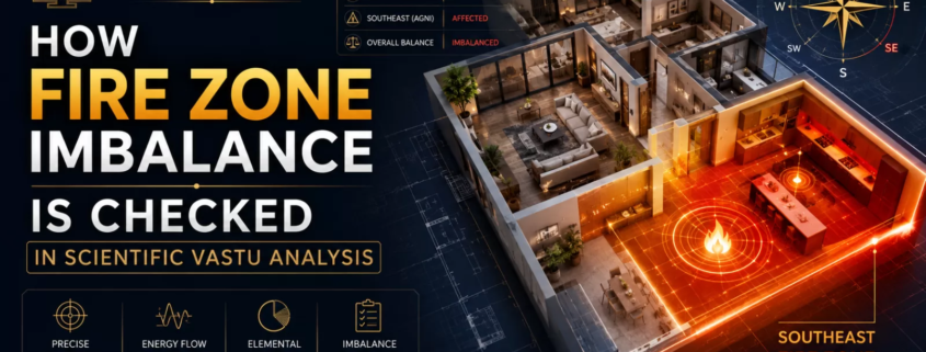 How Fire Zone Imbalance Is Checked in Scientific Vastu Analysis