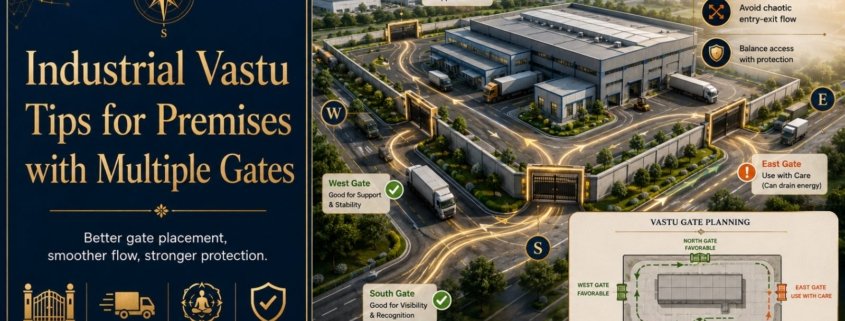 Industrial Vastu Tips for Premises with Multiple Gates