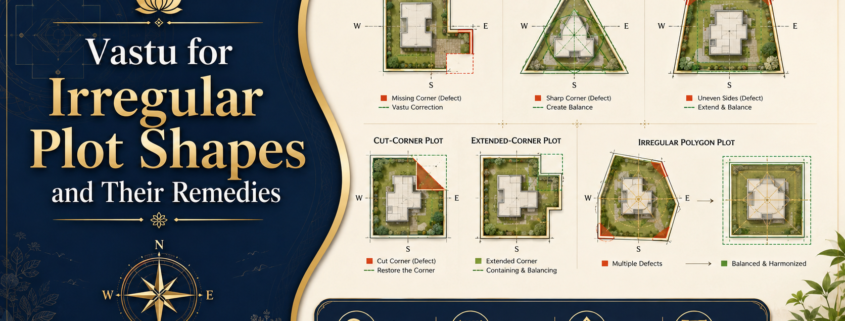 Vastu for Irregular Plot Shapes and Their Remedies