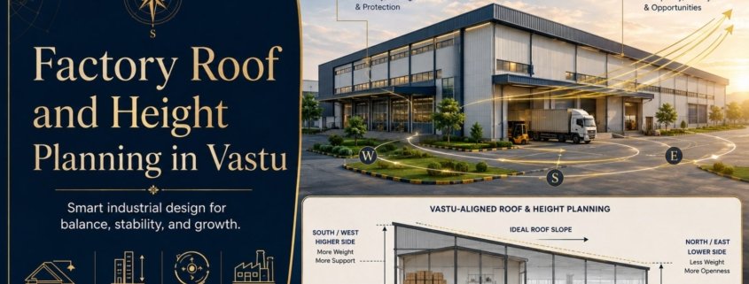 Factory Roof and Height Planning in Vastu