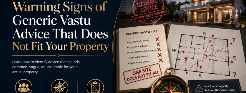 Warning Signs of Generic Vastu Advice That Does Not Fit Your Property