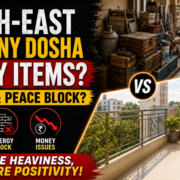 Balcony in North-East Filled With Heavy Items Vastu Dosha