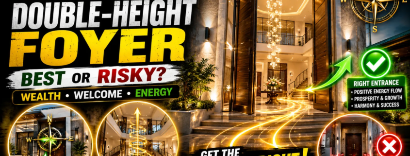 Best Vastu for Villa Entrance with Double-Height Foyer