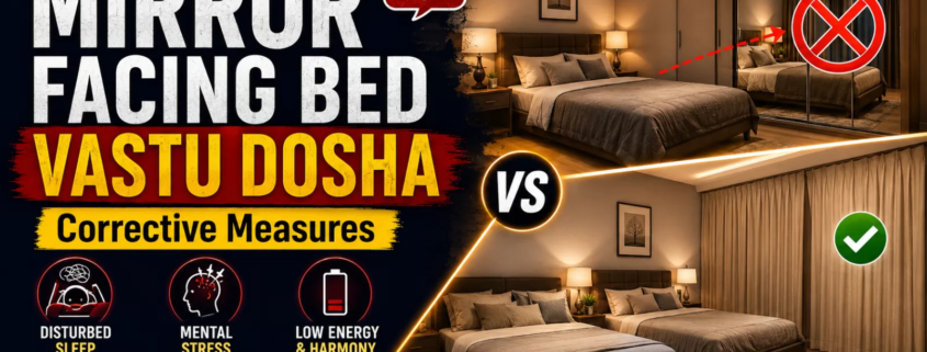 Mirror Facing Bed Vastu Dosha