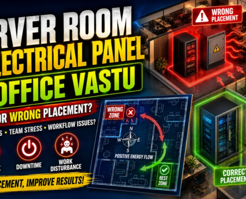 Server Room and Electrical Panel Placement in Office Vastu