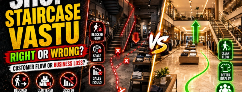 Vastu for Staircases Inside Commercial Shops