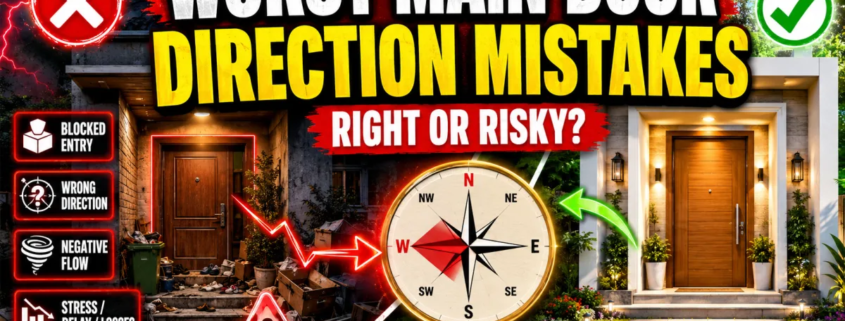 Main Door Direction Mistakes According to Vastu