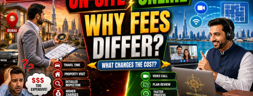 Why Do On-Site Vastu Consultation Charges Differ from Online Consultation Fees?